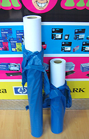 Plotterpapier beim Drucker-Tankwart