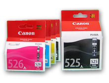 Canon PGI- 525 und CLI-526 bald auch resettbar und kompatibel erhältlich!