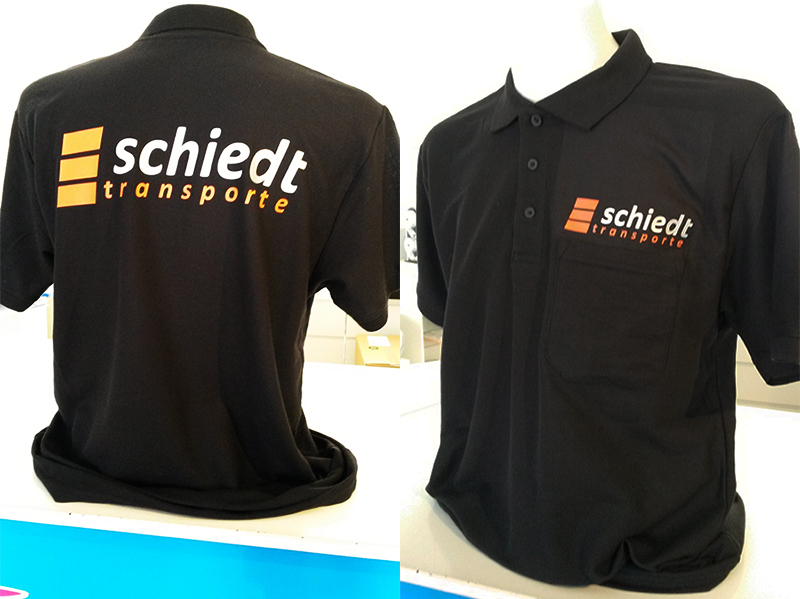 Arbeitsbekleidung für Schiedt Transporte
