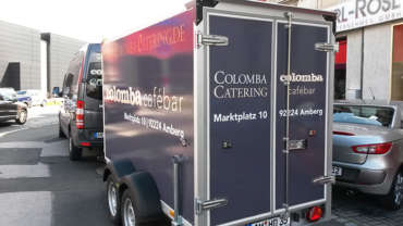 Anhängerbeschriftung fürs Colomba