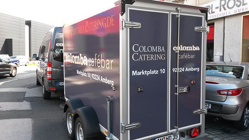 Anhängerbeschriftung fürs Colomba