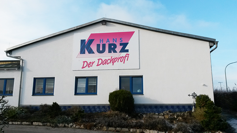 Firmenschild für Der Dachprofi – Hans Kurz