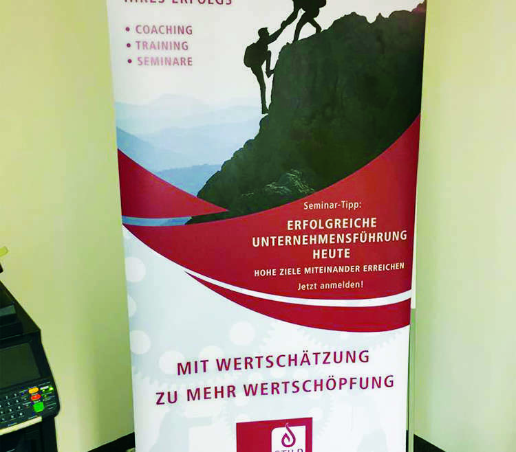 Roll-Up Banner für Stilp Coaching & Training