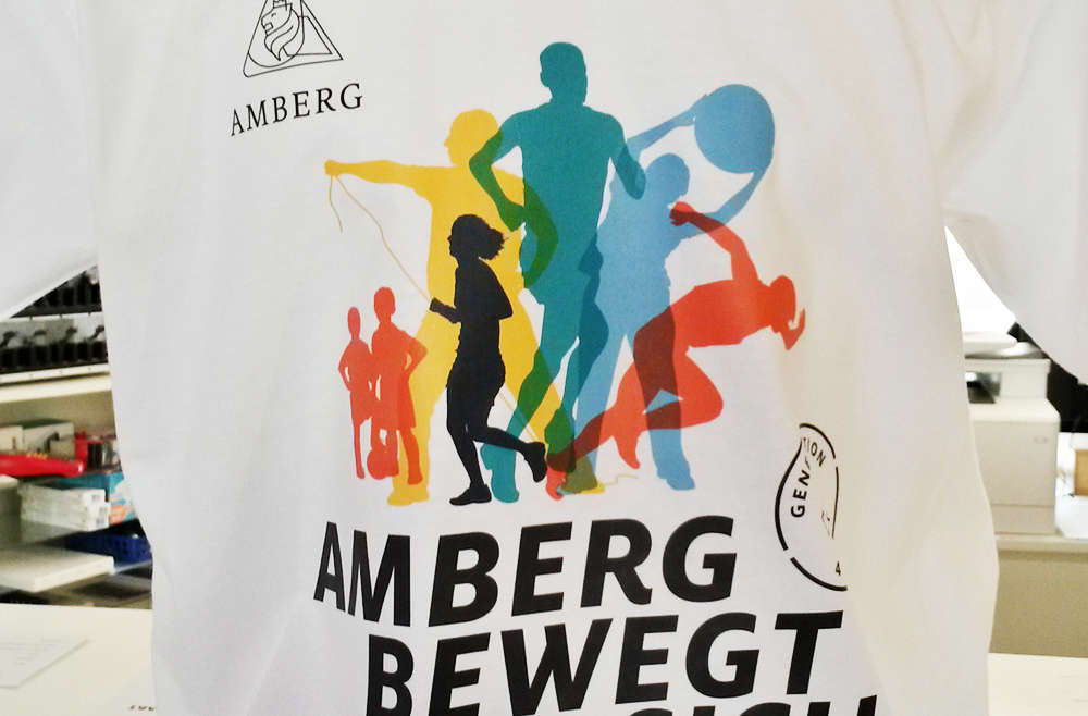 Textildruck für die Stadt Amberg