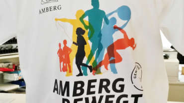 Textildruck für die Stadt Amberg