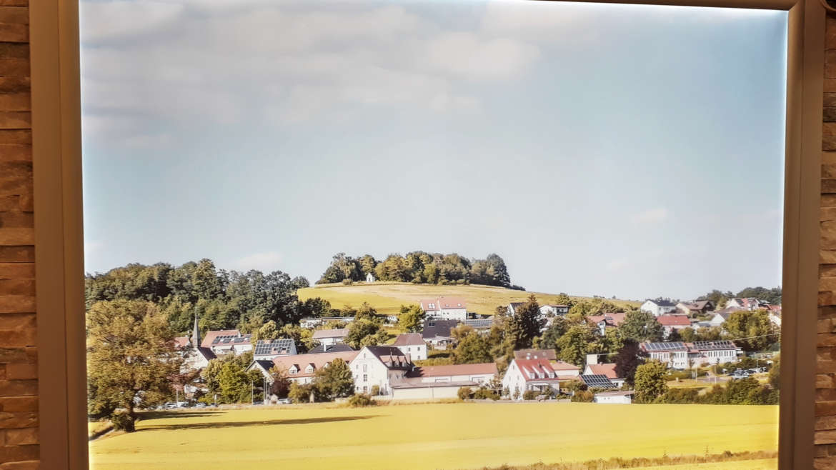 Leuchtrahmen für das Landhotel Aschenbrenner