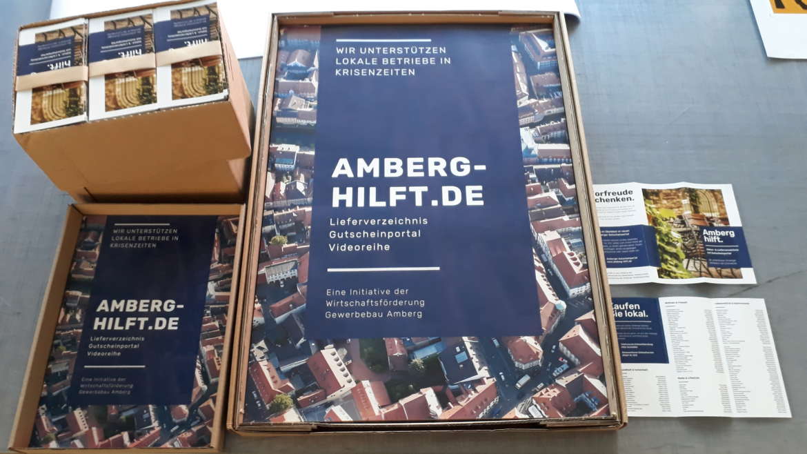 Plakat- & Flyerdruck für Amberg-hilft.de