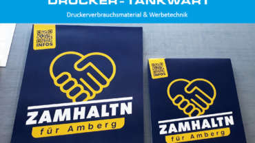 Plakatdruck „ZAMHALTN“